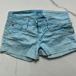 Hudson light blue shorts size 24